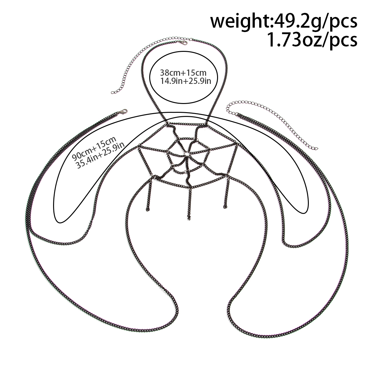 KunJoe Creative Sexy Spider We - Spider Web Halloween Decoration ulasan dan harga