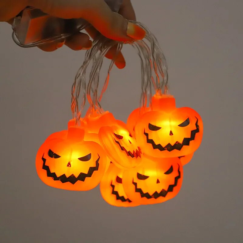 Halloween 10/20LED String Ligh - Halloween Led String Lights Orange ulasan dan harga