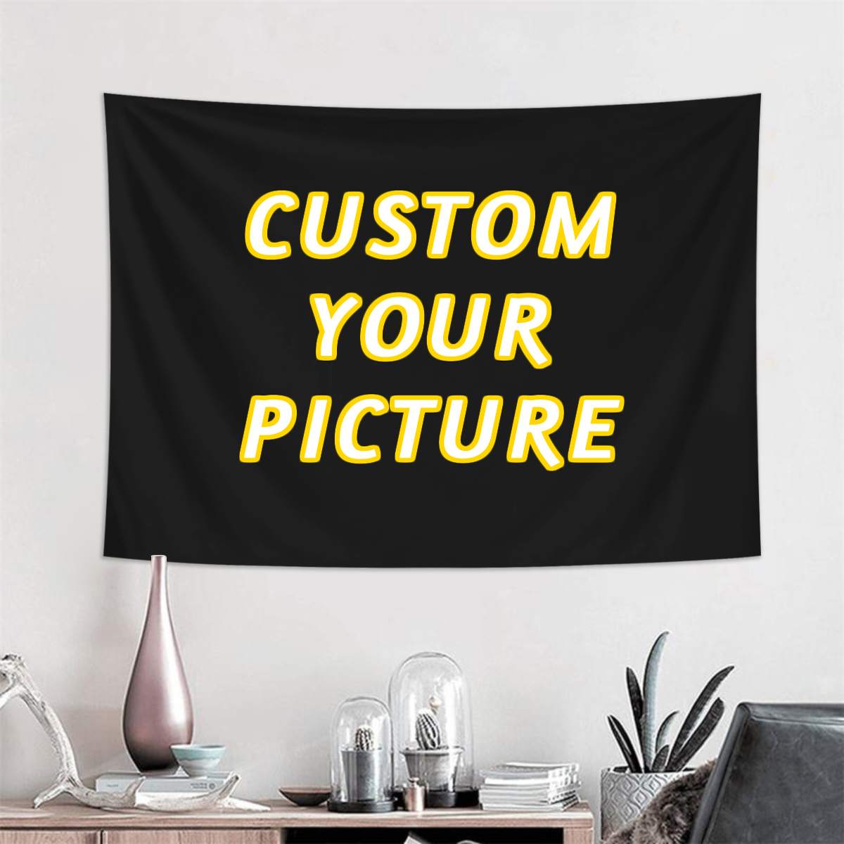 1pc Customized tapestries, cus - Halloween Party Supplies ulasan dan harga