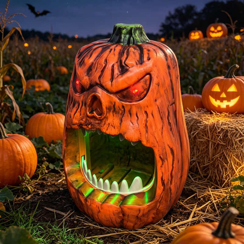 Halloween LED Lighted Pumpkin  - Pumpkin Lantern Halloween ulasan dan harga