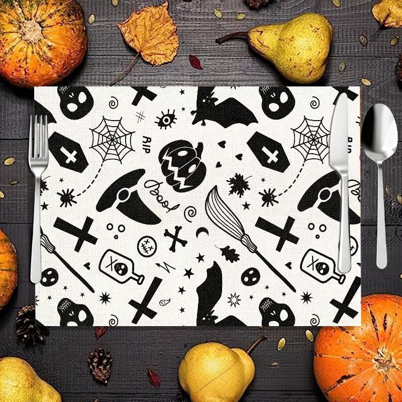 VIKAMA 2/4/6PCS Halloween Meal - Spider Web Halloween Decoration ulasan dan harga