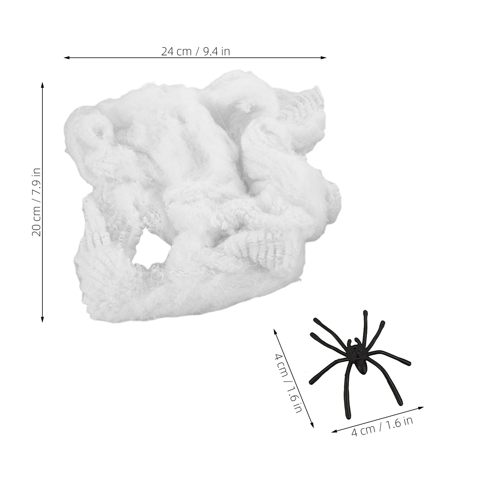 1Set Halloween Spider Web Deco - Spider Web Halloween Decoration ulasan dan harga