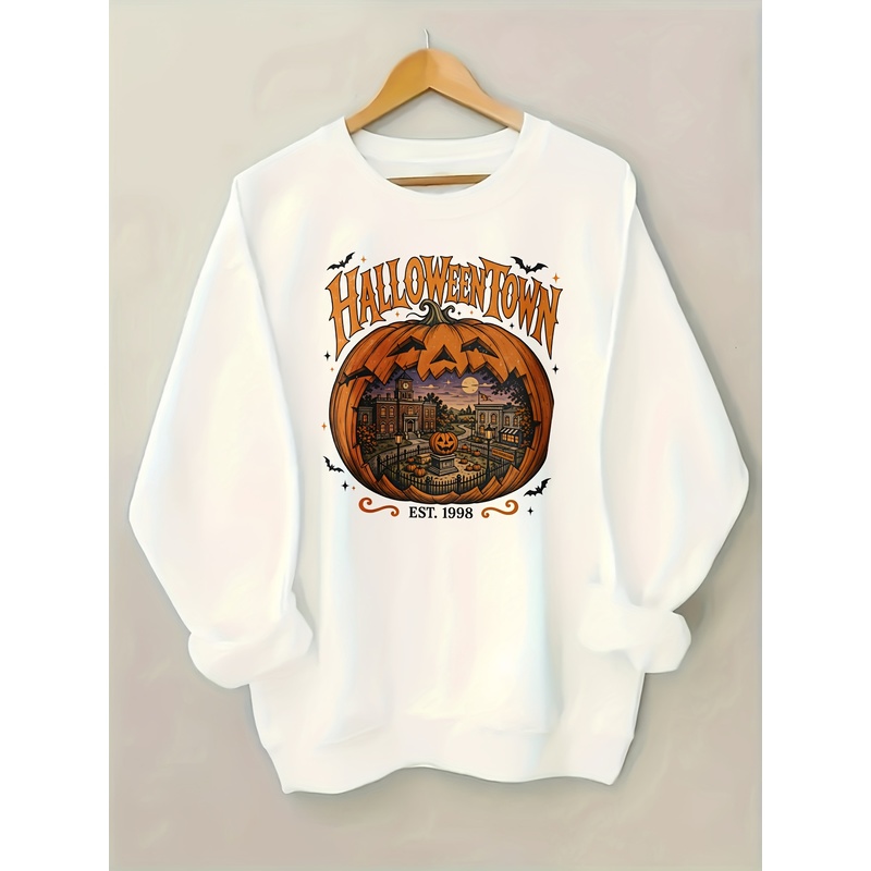 Summer Halloween Town Printed  - Pumpkin Lantern Halloween ulasan dan harga