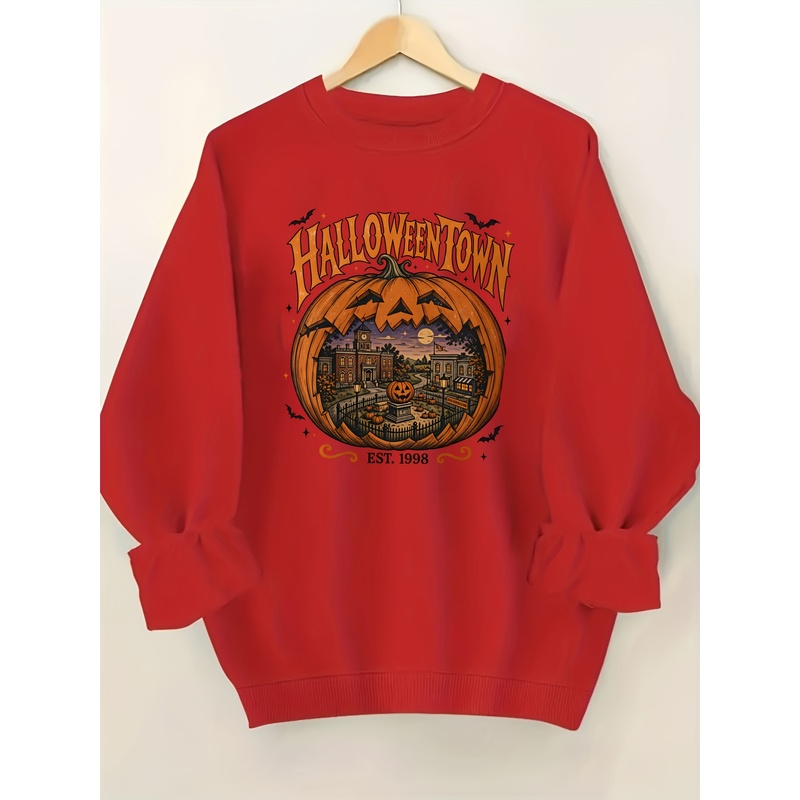 Summer Halloween Town Printed  - Pumpkin Lantern Halloween ulasan dan harga