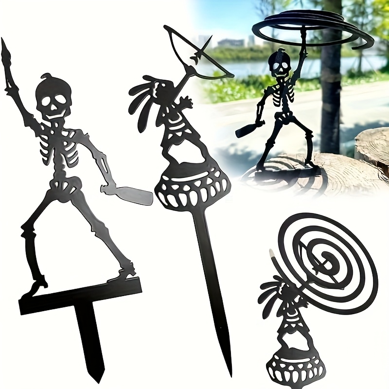 [Metal Archery Stand] Portable - Halloween Skeleton Decoration ulasan dan harga