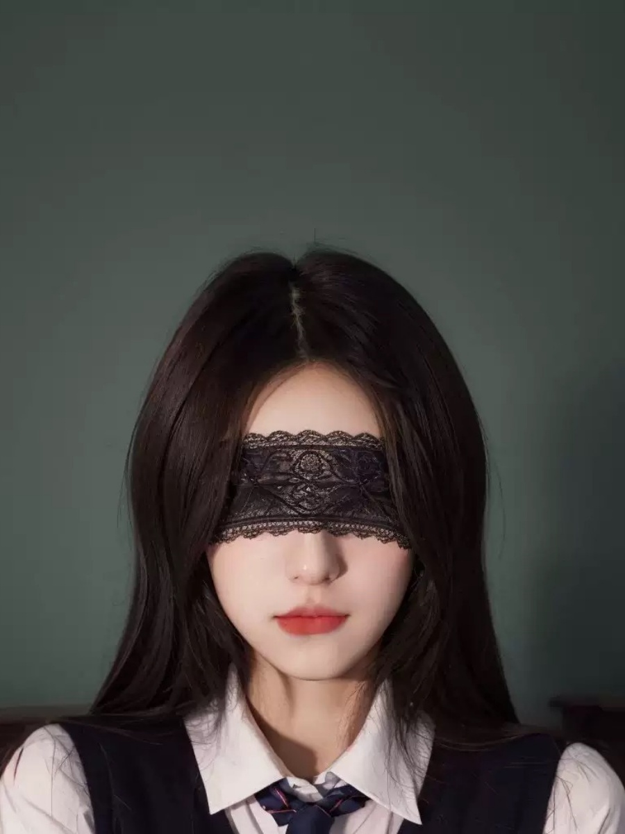 Sexy Lace Eye Mask Black Flora - Halloween Party Supplies ulasan dan harga