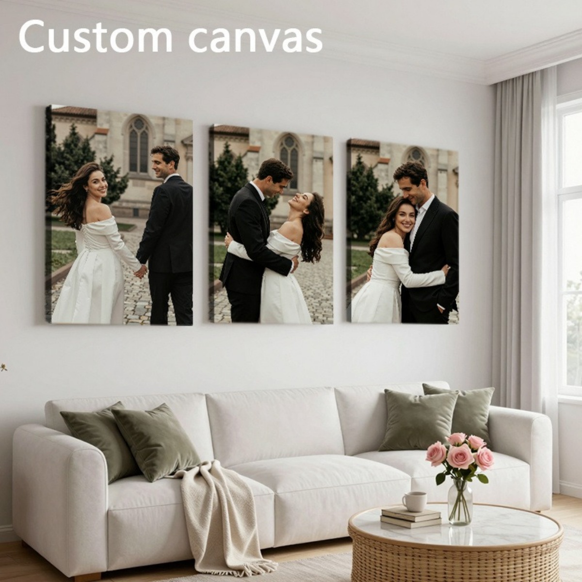 Set of 3 Custom Photo Canvas P - Halloween Party Supplies ulasan dan harga