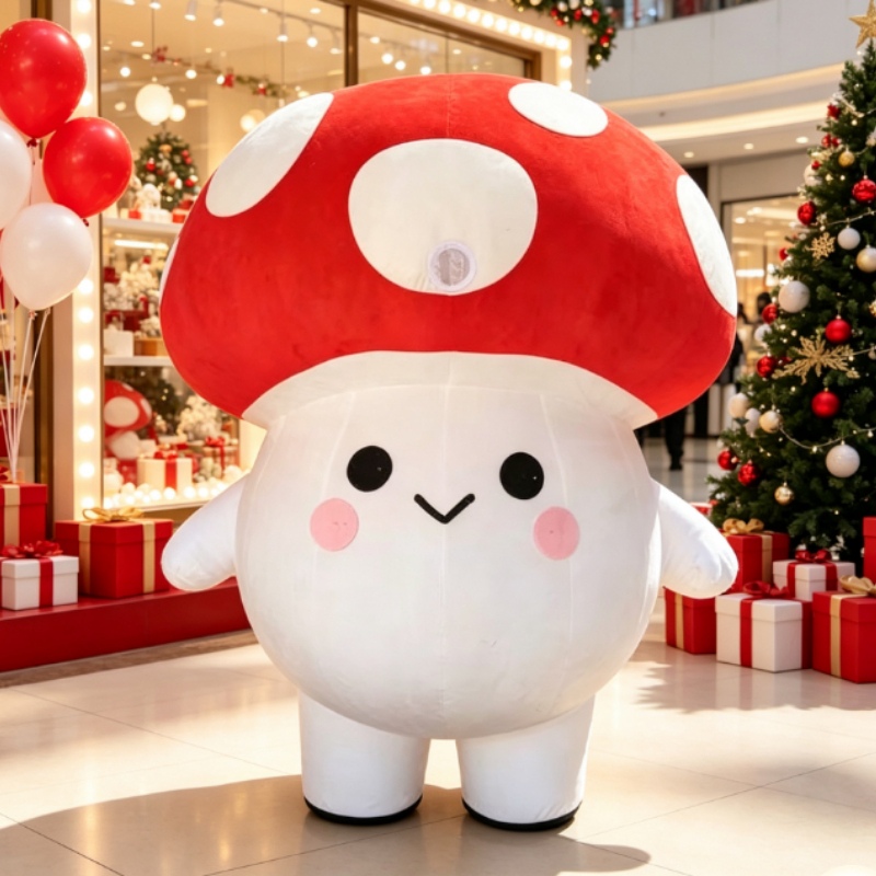Cute Mushroom Inflatable Masco - Halloween Costume Adult ulasan dan harga