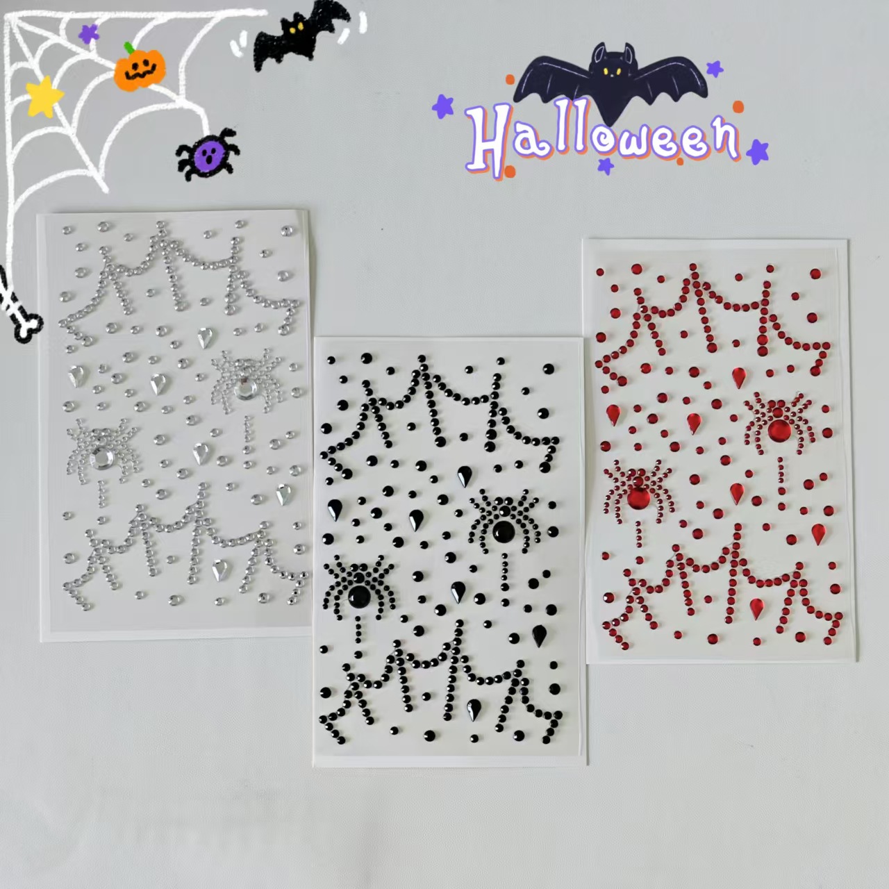 Halloween Stickers Party Stage - Halloween Party Supplies ulasan dan harga