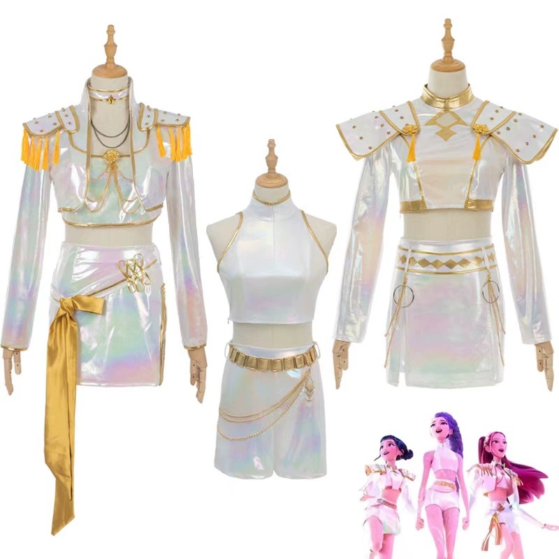 Cosplay Costume PU Leather Whi - Halloween Costume Kids ulasan dan harga