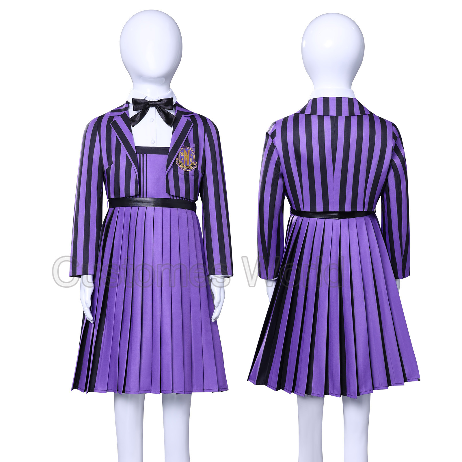 Nevermore Academy Uniform Emma - Halloween Costume Kids ulasan dan harga