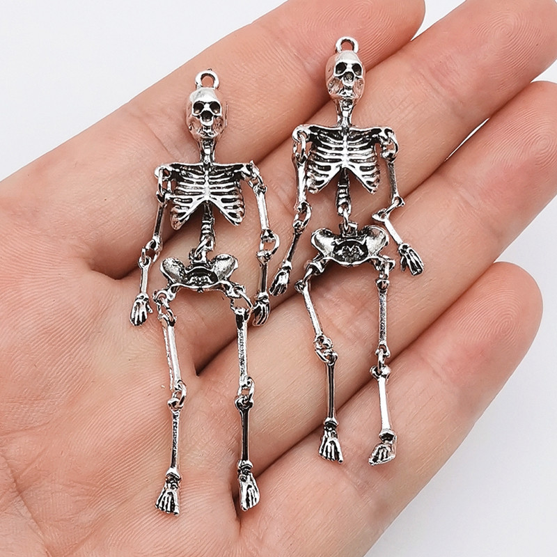 2/5/10PCS Retro Skull Skeleton - Halloween Skeleton Decoration ulasan dan harga