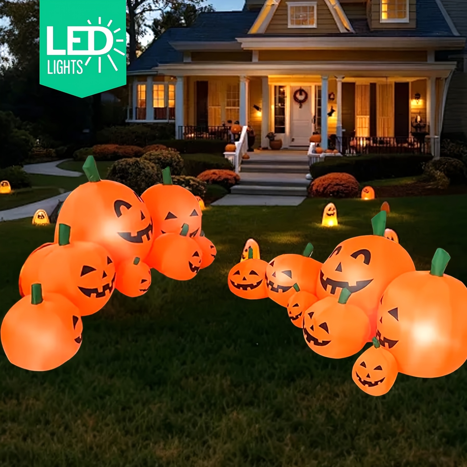 NEW Arrival 7.5FT Halloween In - Halloween Pumpkin Decor Led ulasan dan harga