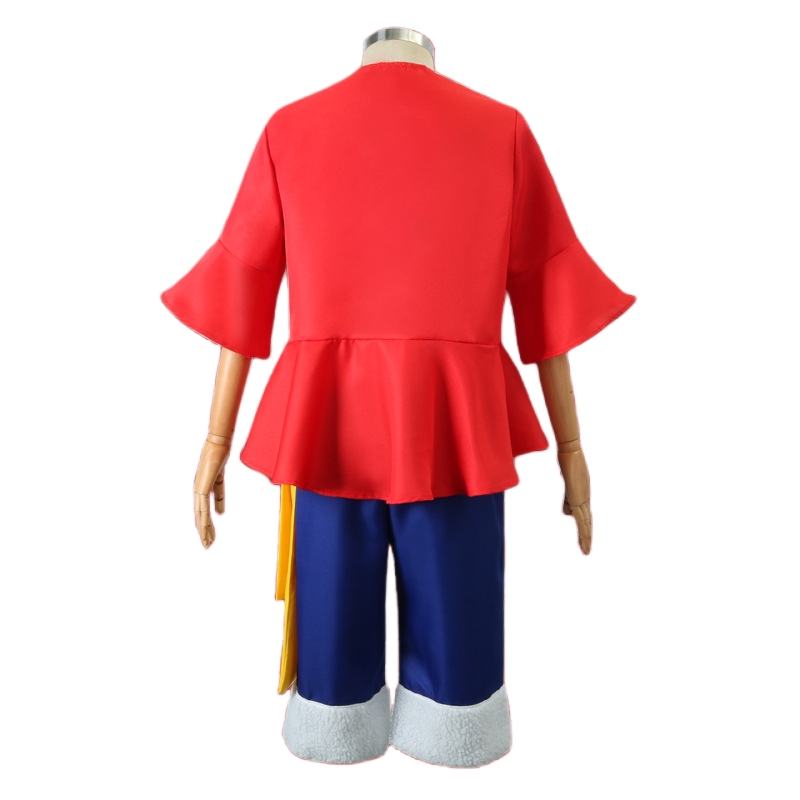 Luffy Cosplay Costume Hat Wig  - Halloween Costume Kids ulasan dan harga