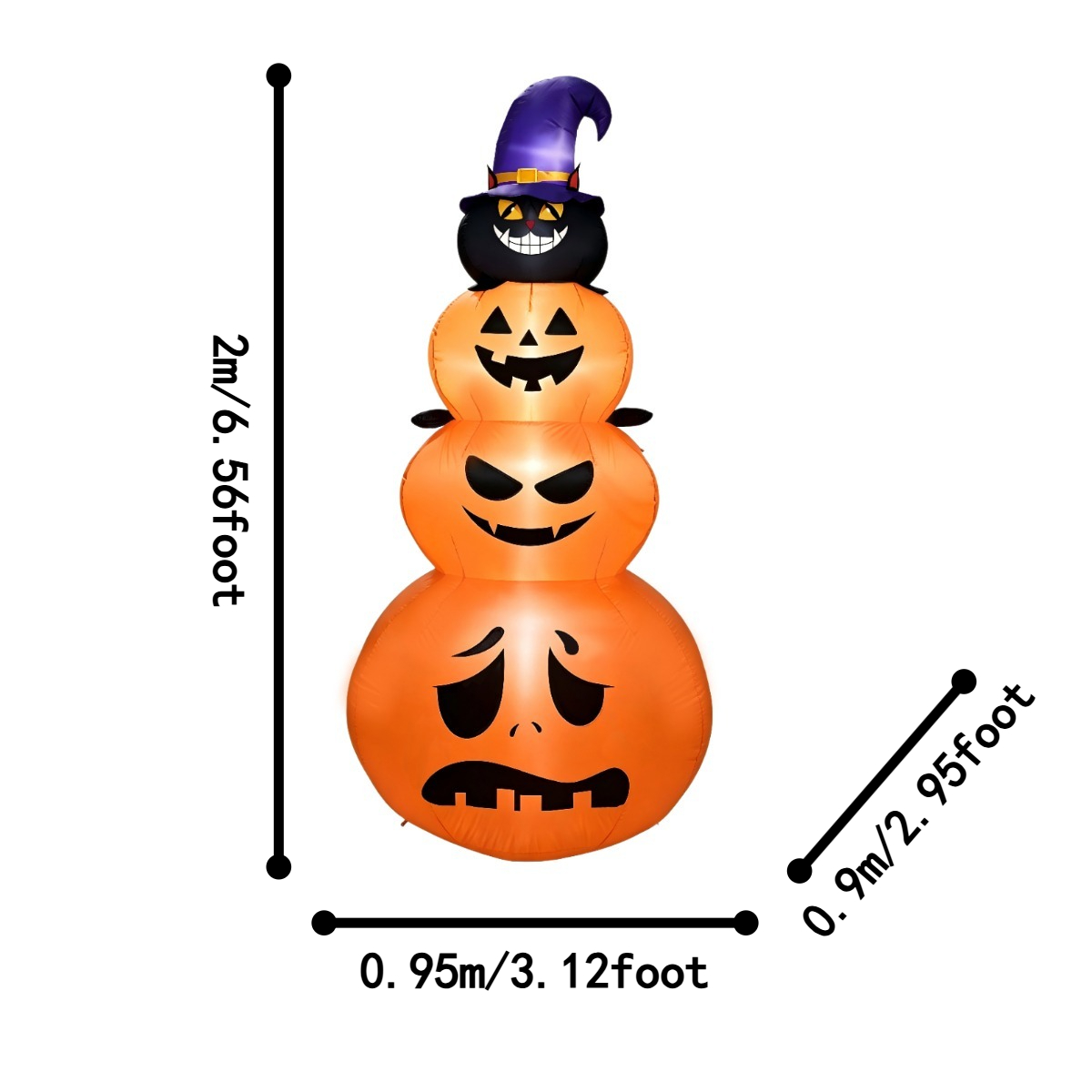 Outdoor Holiday Decorations Ha - Halloween Pumpkin Decor Led ulasan dan harga