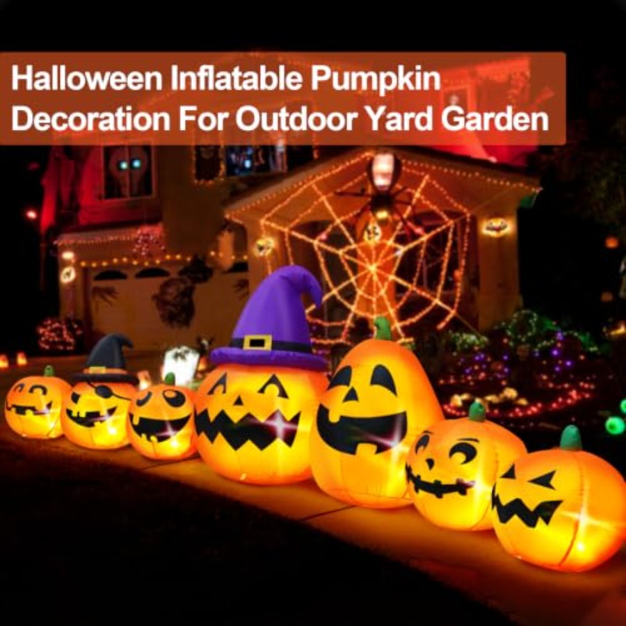 Outdoor Halloween inflatable p - Halloween Pumpkin Decor Led ulasan dan harga