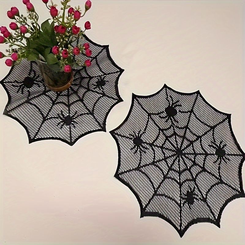 VIKAMA Halloween Black Lace Sp - Spider Web Halloween Decoration ulasan dan harga
