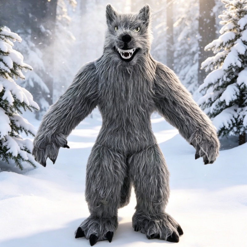 Giant Inflatable Grey Wolf Mas - Halloween Costume Adult ulasan dan harga