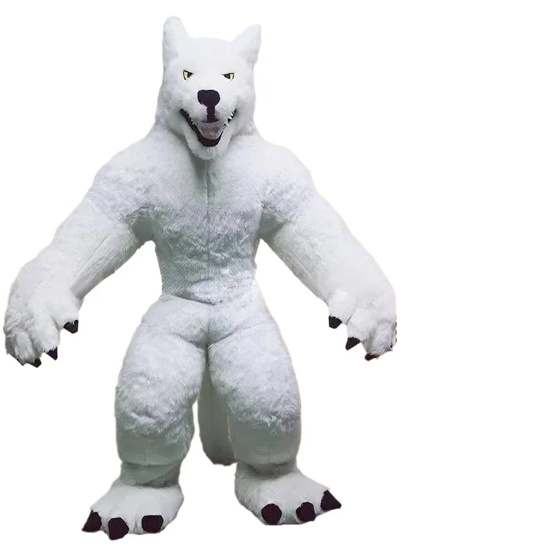 Giant Inflatable Grey Wolf Mas - Halloween Costume Adult ulasan dan harga