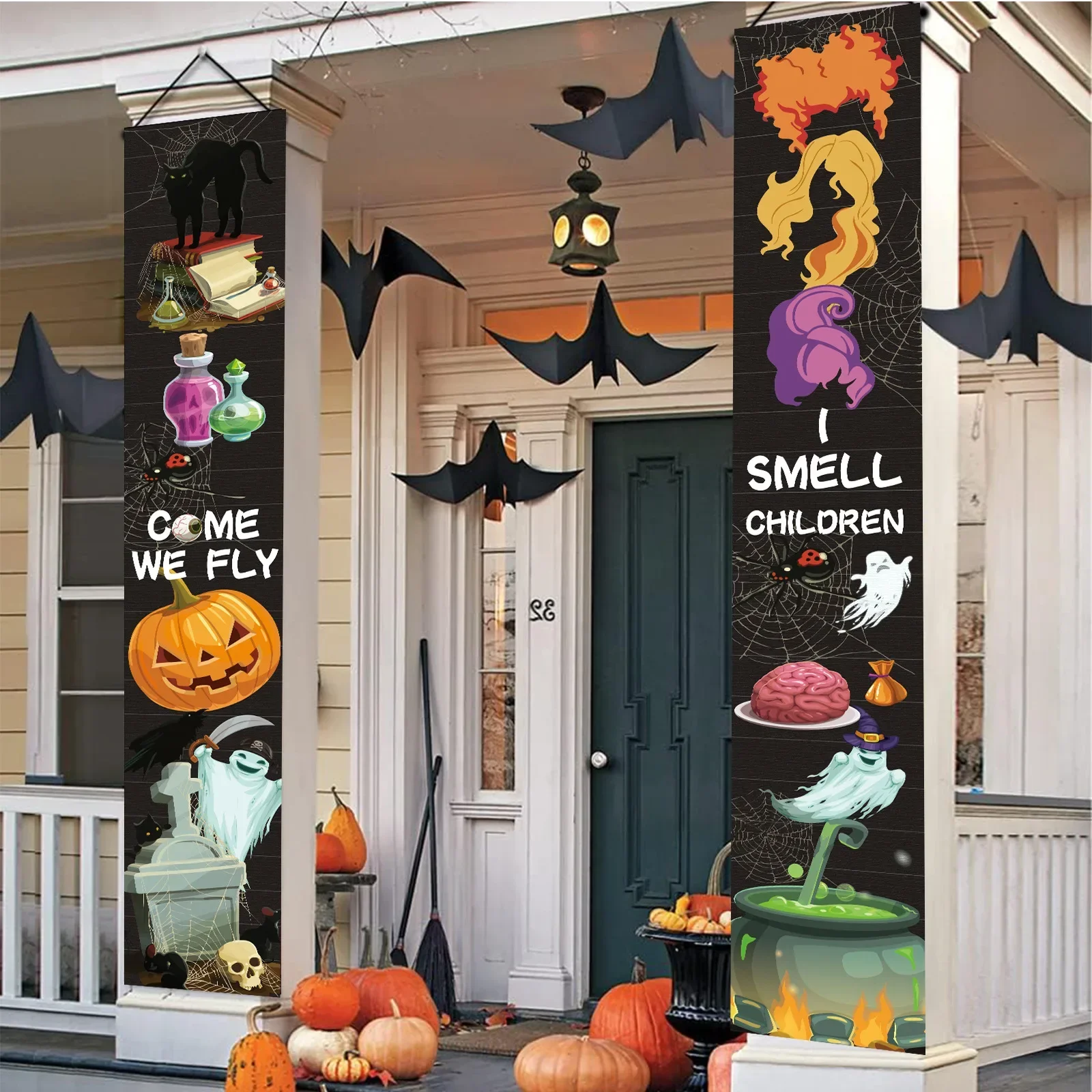 Halloween Pumpkin Couplet Horr - Spider Web Halloween Decoration ulasan dan harga