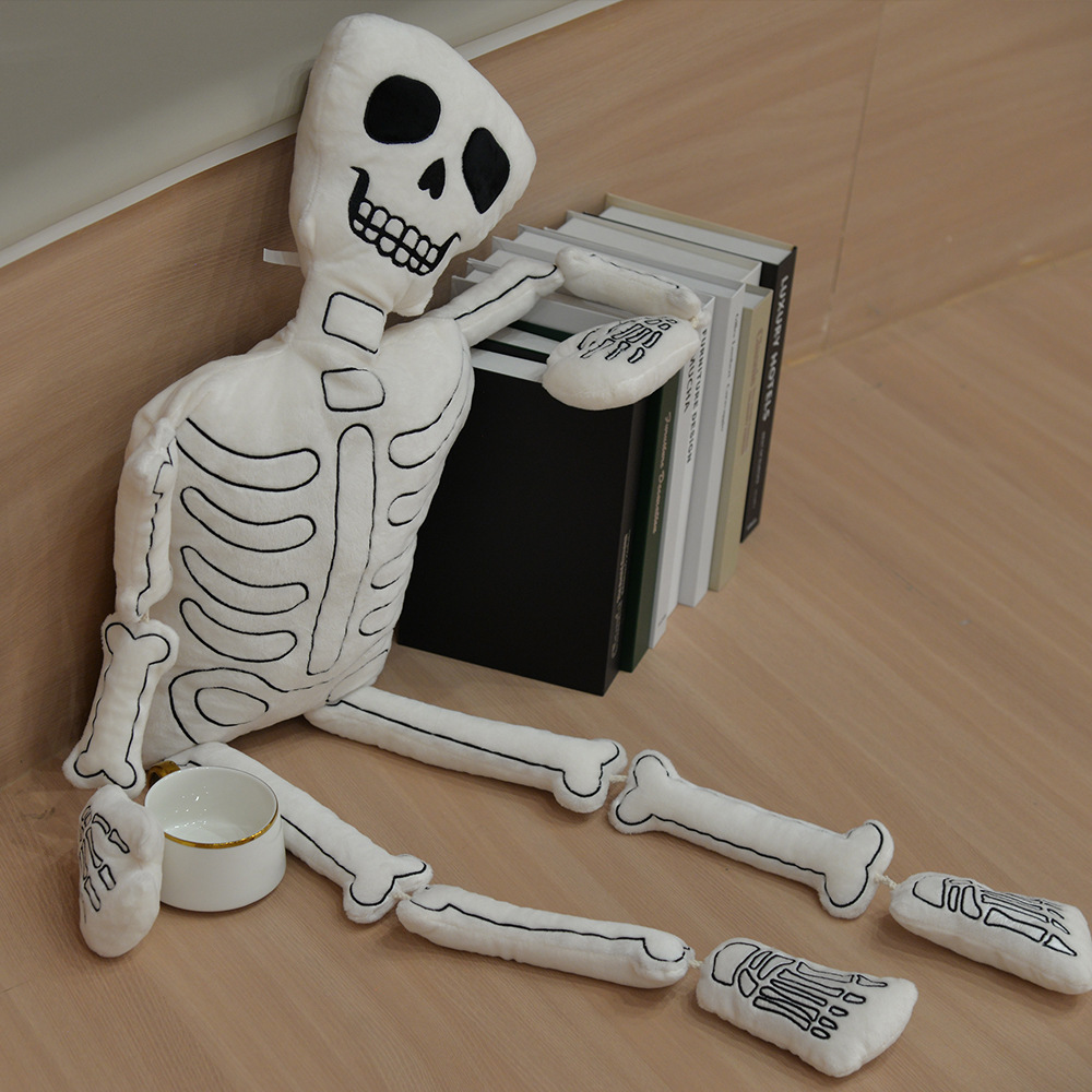 Halloween Skeleton Plush Doll  - Halloween Skeleton Decoration ulasan dan harga