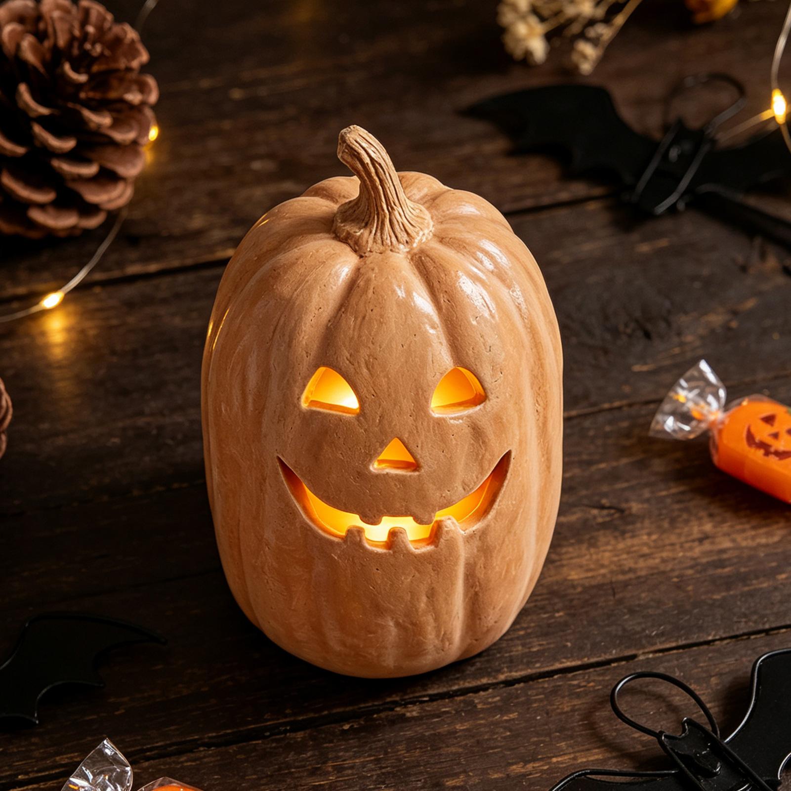 Pumpkin Lanterns Decor Handmad - Pumpkin Lantern Halloween ulasan dan harga