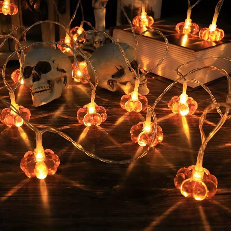 59/118in 10/20LED Halloween Or - Halloween Led String Lights Orange ulasan dan harga