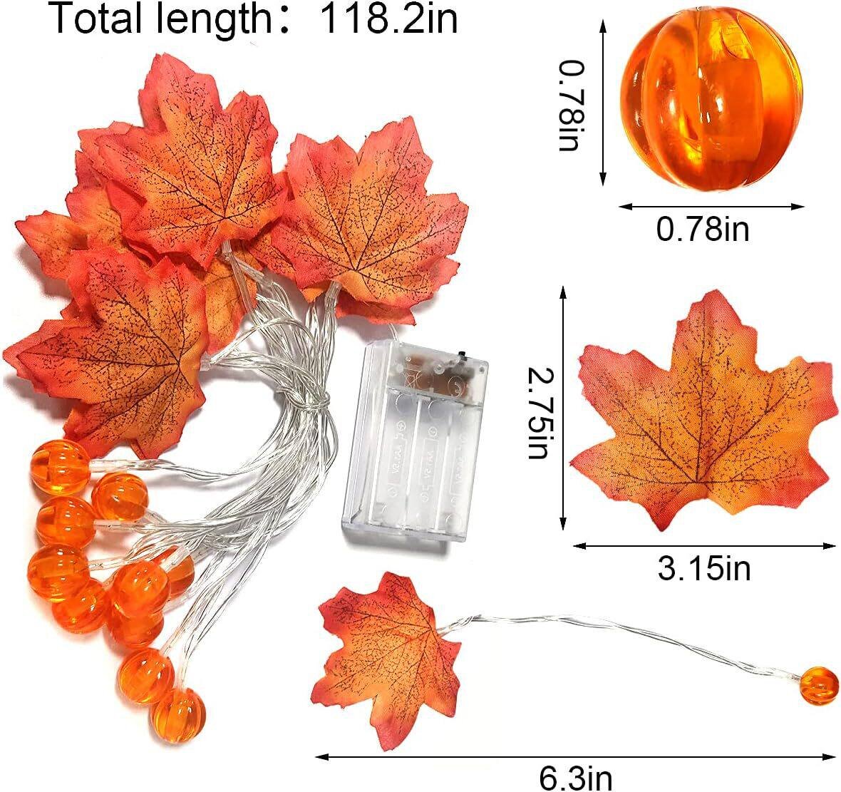 59/118in Halloween Pumpkin Map - Halloween Led String Lights Orange ulasan dan harga